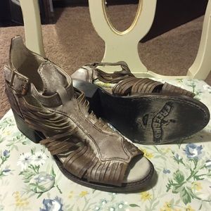 Freebird sandals worn once!